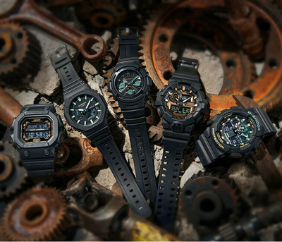 Orë për meshkuj Casio G-SHOCK GA-700RC-1AER (607), e zezë