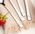 Set pirunë dhe luga për fëmijë Leonardo Bambini, 4 pjesë, inox, argjendi