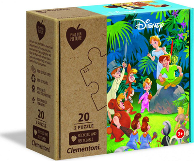 Puzzle Clementoni Play For Future Jungle Book + Peter Pan, 2x20