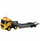 Set lodër kamion transportues me eskavator 1:16, me drita edhe zëra, i verdhë