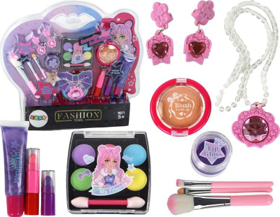 Set kozmetik për kalamaj Leantoys, 18 pjesë, shumëngjyrësh