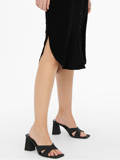 Фустан Jacqueline de Yong JDYRACHEL Regular Fit, црн