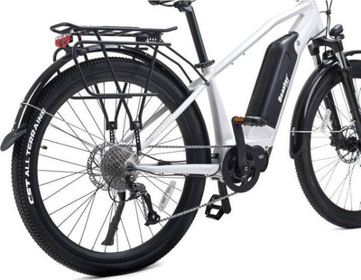 Biçikletë elektrike Beaster BS118W, 250W, 65–80 km autonomi, e bardhë