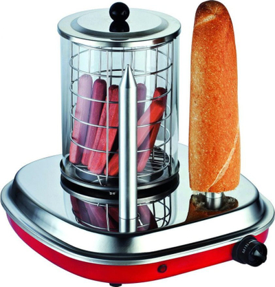 Aparat hot dog GUZZANTI GZ 460, 420W, avull, i kuq