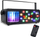 Efekt drite Light4Me PARTY III V2, multiefekt LED me lazer, me telekomandë, i zi