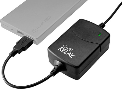 Furnizues energjie për kamera Tether Tools Case Relay CRUPS110, UPS 1200mAh, hyrje USB 5V, i zi