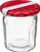 Set kavanozë qelqi për reçel, 6 copë, 280ml, kapak metalik