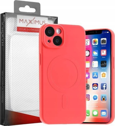 Mbulesë telefoni MX Liquid Armour për iPhone 15 Pro, 6.1", MagSafe, e kuqe
