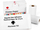 Letër termike Phomemo Q12-RM10, 53mm, set me 3 rrotulla, e bardhë