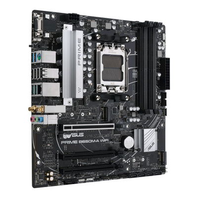 Pllakë amë Asus PRIME B650M-A WIFI, DDR5, WiFi 6, e zezë