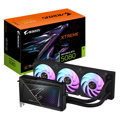 Kartelë grafike GIGABYTE AORUS GeForce RTX 5080 XTREME WATERFORCE 16G, 16GB GDDR7