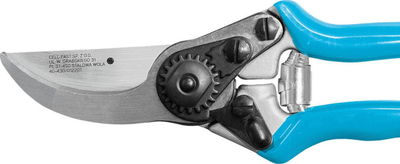Gërshërë krasitëse IDEAL Manual Double-Edged, kapacitet prerjeje 22mm, dorezë vinyl, gri