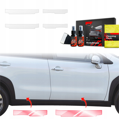 Film mbrojtës pragësh GrizzProtector 4in1, Suzuki S-Cross 2021-2026, transparent