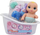 Kukull bebe Magic Nursery Rub a Dub Fun in the Tub, 8", me vaskë dhe aksesorë, trup i fortë