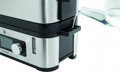 Avullore elektrike WMF Vitalis E, çelik inox, kapak xhami, ngjyrë argjendi