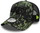Kapelë trucker VR46 FW Poly AOP EF, për të rritur, e zezë neon e verdhë