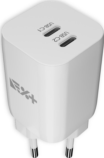 Karikues muri Next One Fast Charger, 35W GaN, 2x USB C, i bardhë
