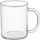 Set gota xhami WoŁ Simple, 3 copë, 400 ml, transparente