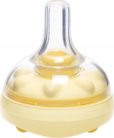 Biberon për qumësht gjini Medela Calma, 150 ml, pa BPA, i verdhë