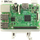 Mbajtëse DINrPlate DRP2 për Raspberry Pi 2 3 4, montim në shinë DIN, plastike, e bardhë
