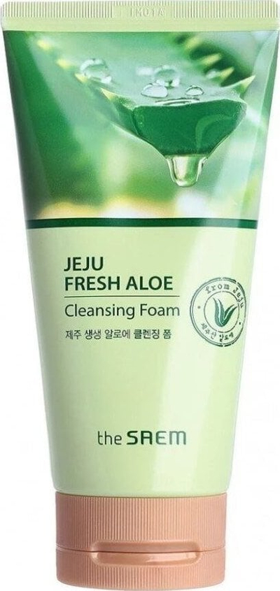 Shkumë pastruese për fytyrë The Saem Jeju Fresh Aloe, 150g