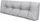 Jastëk shpine HOBBYGARDEN LEO, 120x40 cm, për divan me paleta, gri
