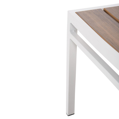 Karrige Saga prej alumini 46x52x86Hcm (HM6063.01), bardhë