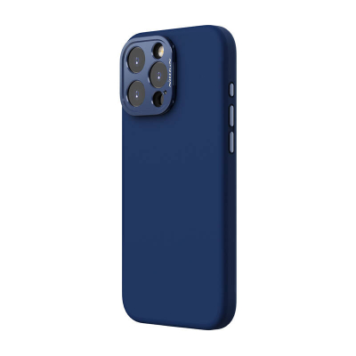 Mbulesë magnetike Lenswing Prop për iPhone 16 Pro, MagSafe, me mbrojtje kamere, blu e errët