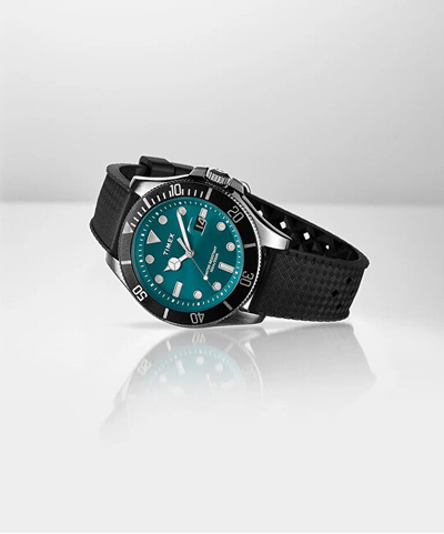 Orë burrash Timex Harbourside Coast TW2V91700, e zezë