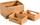 Set kuti bambuje Kesper Bamboo Box, 3 copë, ngjyrë kafe