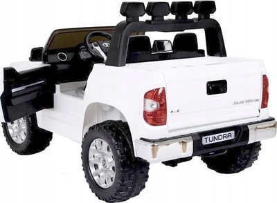Makine lodër elektrike Toyota Tundra Ride On, 4x4, për fëmijë, e bardhë
