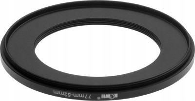 Unazë adapteri filtri JJC FreePower, 77mm në 52mm, alumini, e zezë