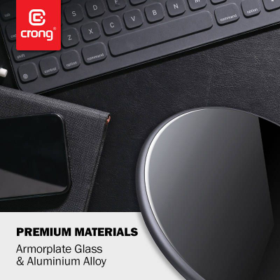 Karikues pa tel Crong Inductive Charger, 15W, Qi, i bardhë