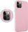 Kuti mbrojtëse MX Eco për iPhone 14 Pro Max, TPU i biodegradushëm, mbron komplet, rozë