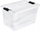 Пластична кутија Keeeper Crystalbox, 52L, со капак, проѕирна