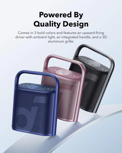 Altoparlant portativ Anker Motion X500, Bluetooth, IPX7, rozë
