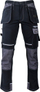 Pantallona pune Lahti Pro, të përforcuara, madhësia XL, të zeza-gri