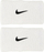 Shiritë kyçi Nike Swoosh, set 2 copë, përthithje djersë, të bardhë