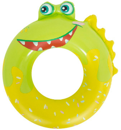 Rreth pishine SUNCLUB Krokodil, 56 cm, i verdhë