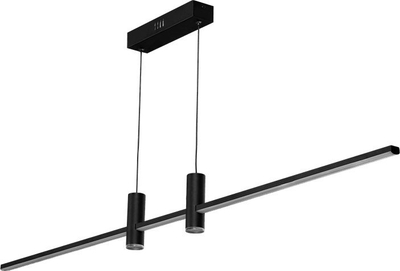 Lampë varëse AZzardo Gerardo Pendant AZ5447, LED 33W, me ndryshim ngjyre drite (CCT) me telekomandë, e zezë