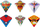 Fluturakë Pisarek KITE MIX PATTERN 61x66, me kafshë, shumëngjyrësh