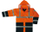 Xhaket pune Herock Parka Contrast, high visibility, XXXL, portokalli fluo me blu navy