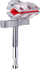 Kapëse studio Manfrotto Avenger Clamp End Vice Jaw 2", hapje 5 cm, kapacitet 50 kg, argjend e kuqe