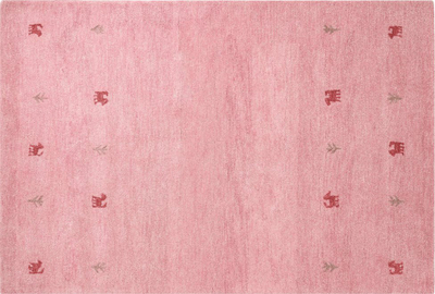 Tapet leshi Wool Gabbeh YULAFI, 160 x 230 cm, rozë