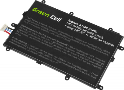 Bateri tableti Green Cell SP4073B3H, 4000mAh, Li-Polymer, e zezë
