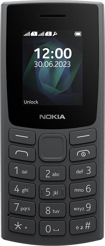 Telefoni Nokia 105 DS TA-1557, 1.8", Dual SIM, gri e errët