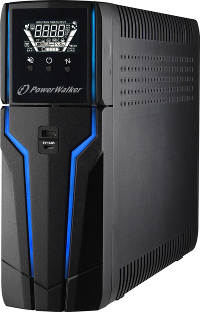 UPS PowerWalker Vi 1500 GXb, 1500VA, me ekran LCD, ngjyrë e zezë