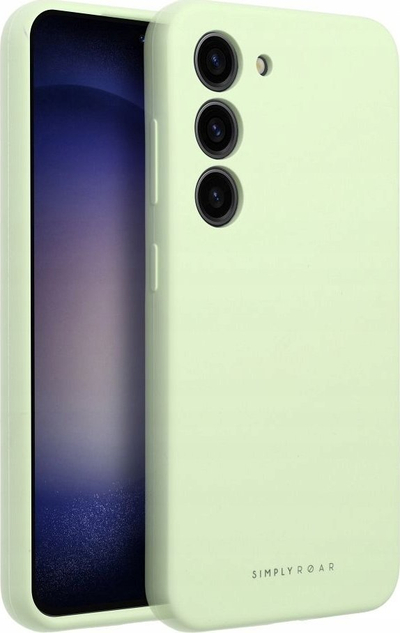 Këllëf telefoni Roar Cloud-Skin për Samsung Galaxy S23 5G, silikoni, soft touch, jeshile e çelët