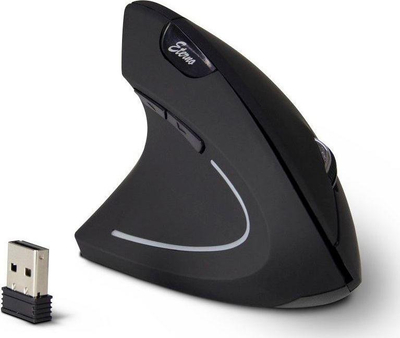 Maus Inter-Tech KM-206L, për majtakë, wireless, USB, i zi