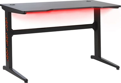 Tavolinë gaming Beliani DEXTER, 120x60 cm, RGB LED, e zezë